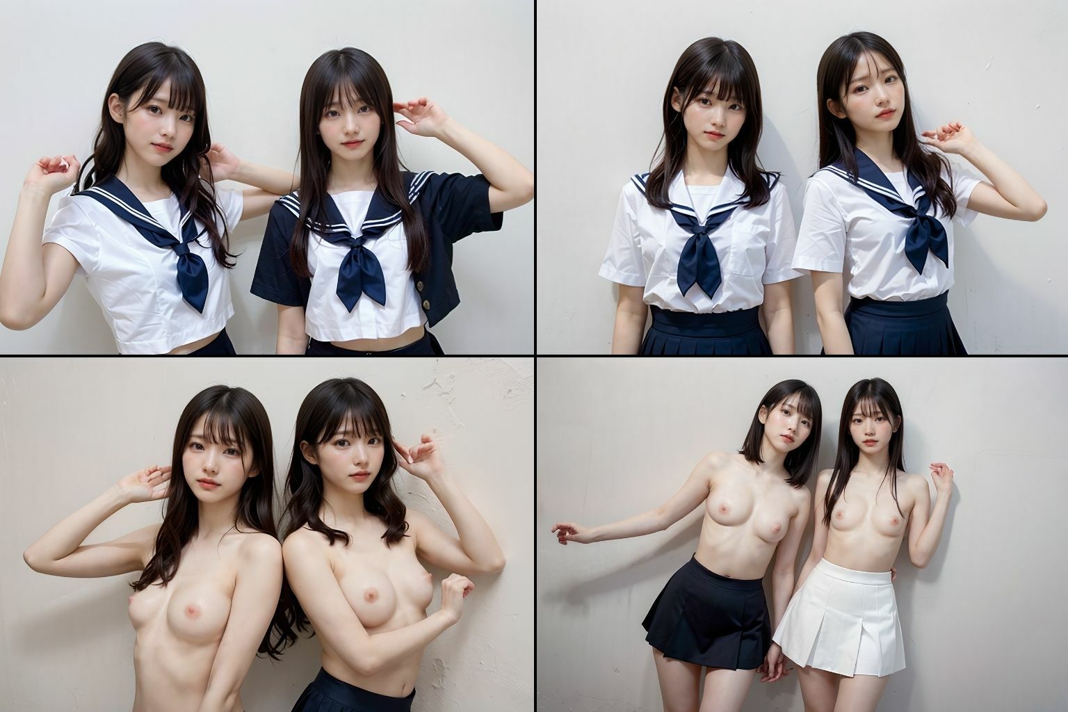 姉妹女子校生に囲まれて 画像3