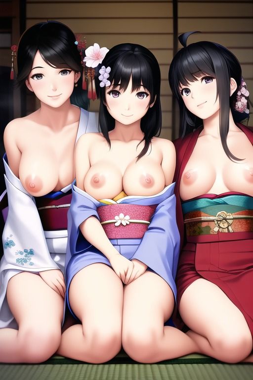 着物美人がはだけておっぱい丸出し 画像5