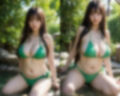 AIグラビア写真集37〜爆乳温泉パラダイス〜 画像3