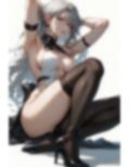 【500枚】銀髪の横 画像4
