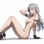 【500枚】銀髪の横