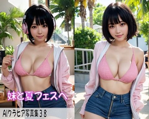 AIグラビア写真集38〜妹と夏フェスへ〜 画像1