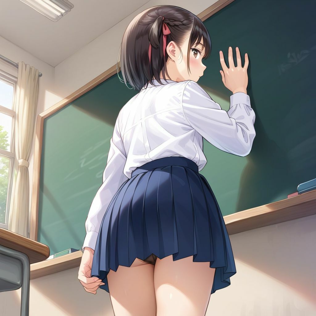 かわいい女の子〜学校のラッキーパンチラ〜