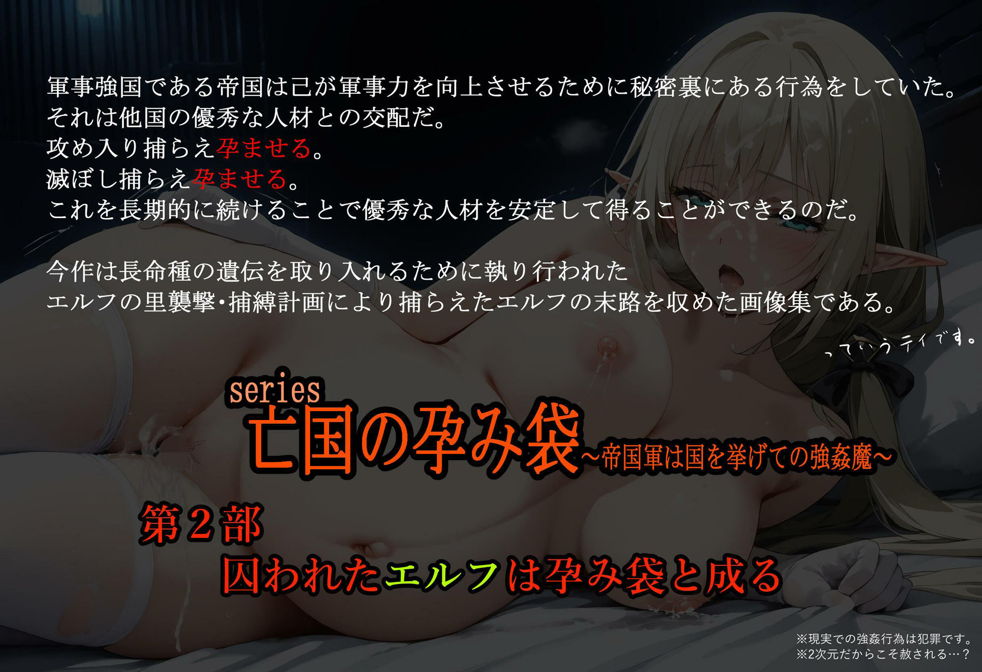 亡国の孕み袋 〜帝国軍は国を挙げての強●魔〜 第2部 囚われたエルフは孕み袋と成る_1