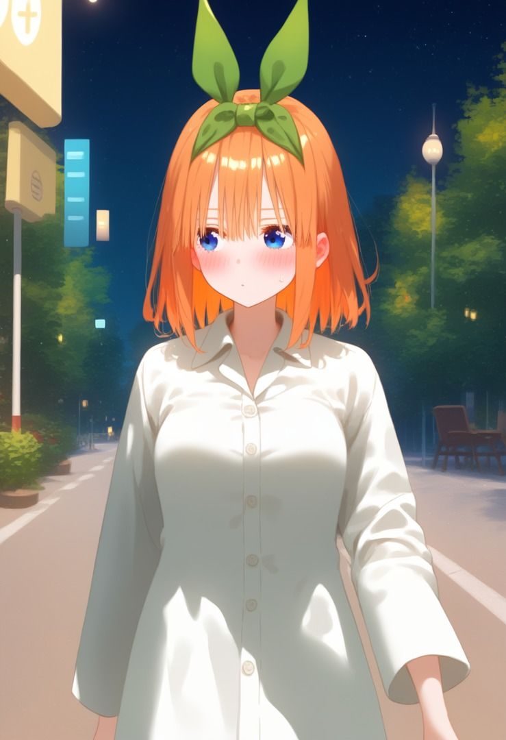 五等分の夜街露出 画像3