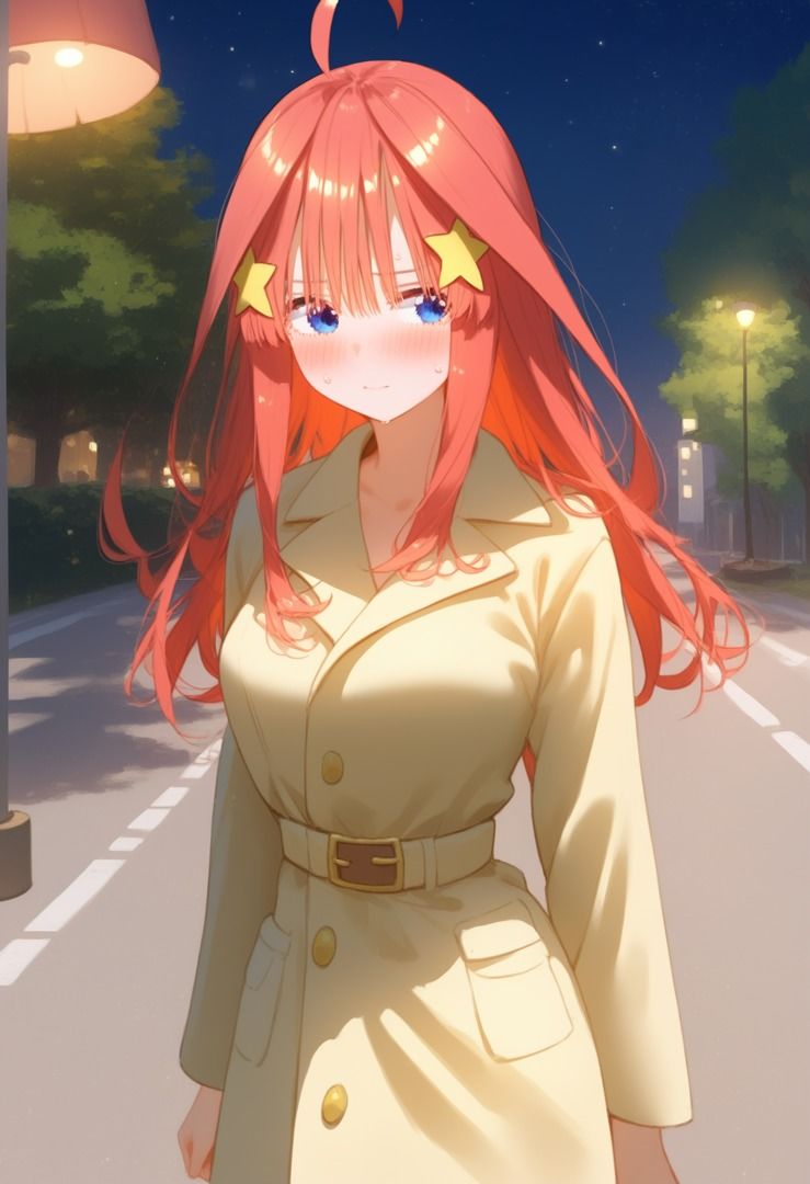 五等分の夜街露出 画像5