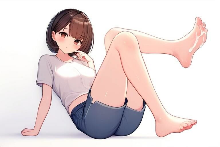 巨乳な同級生の足コキ〜エッチしてもいいよ〜4