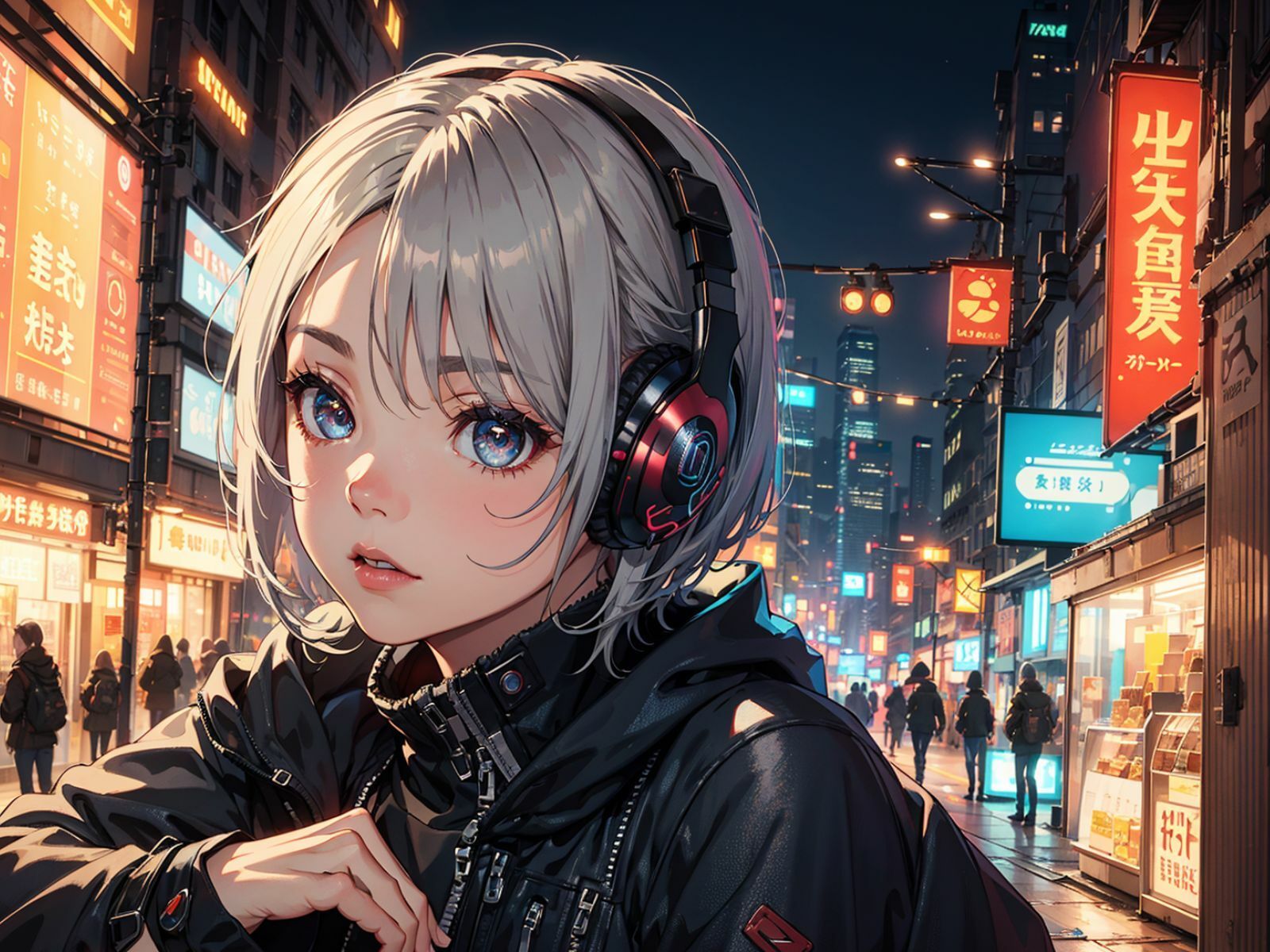 cyberpunk girl 01 画像2