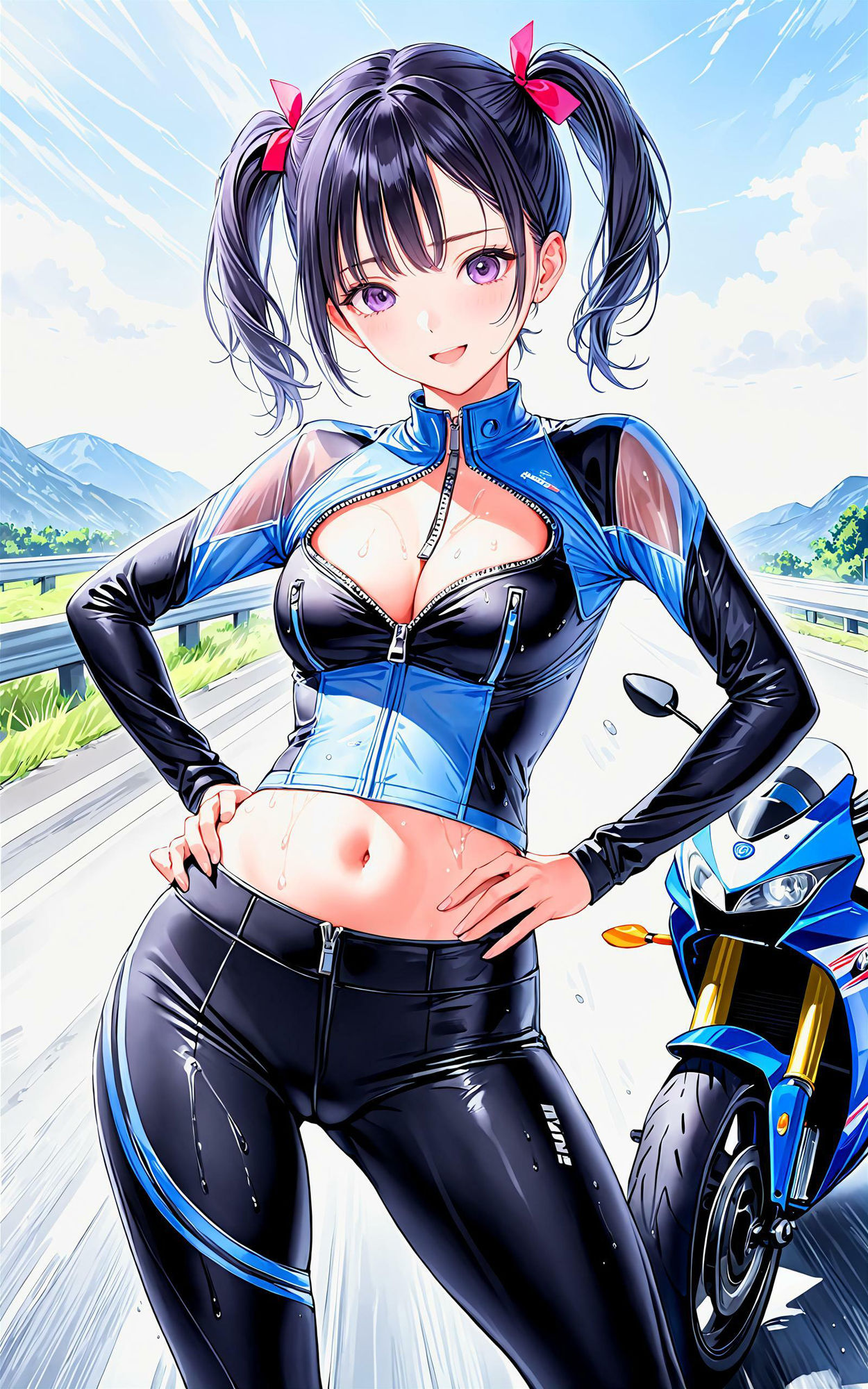 エチエチツーリング部 バイクウェアがエロすぎる女神と禁断の峠攻め！ vol.2 画像2