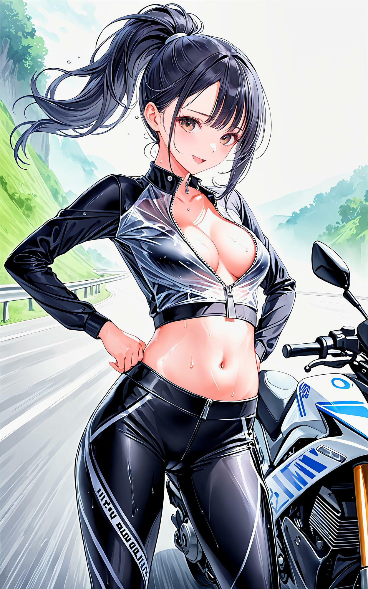 エチエチツーリング部 バイクウェアがエロすぎる女神と禁断の峠攻め！ vol.2 画像3