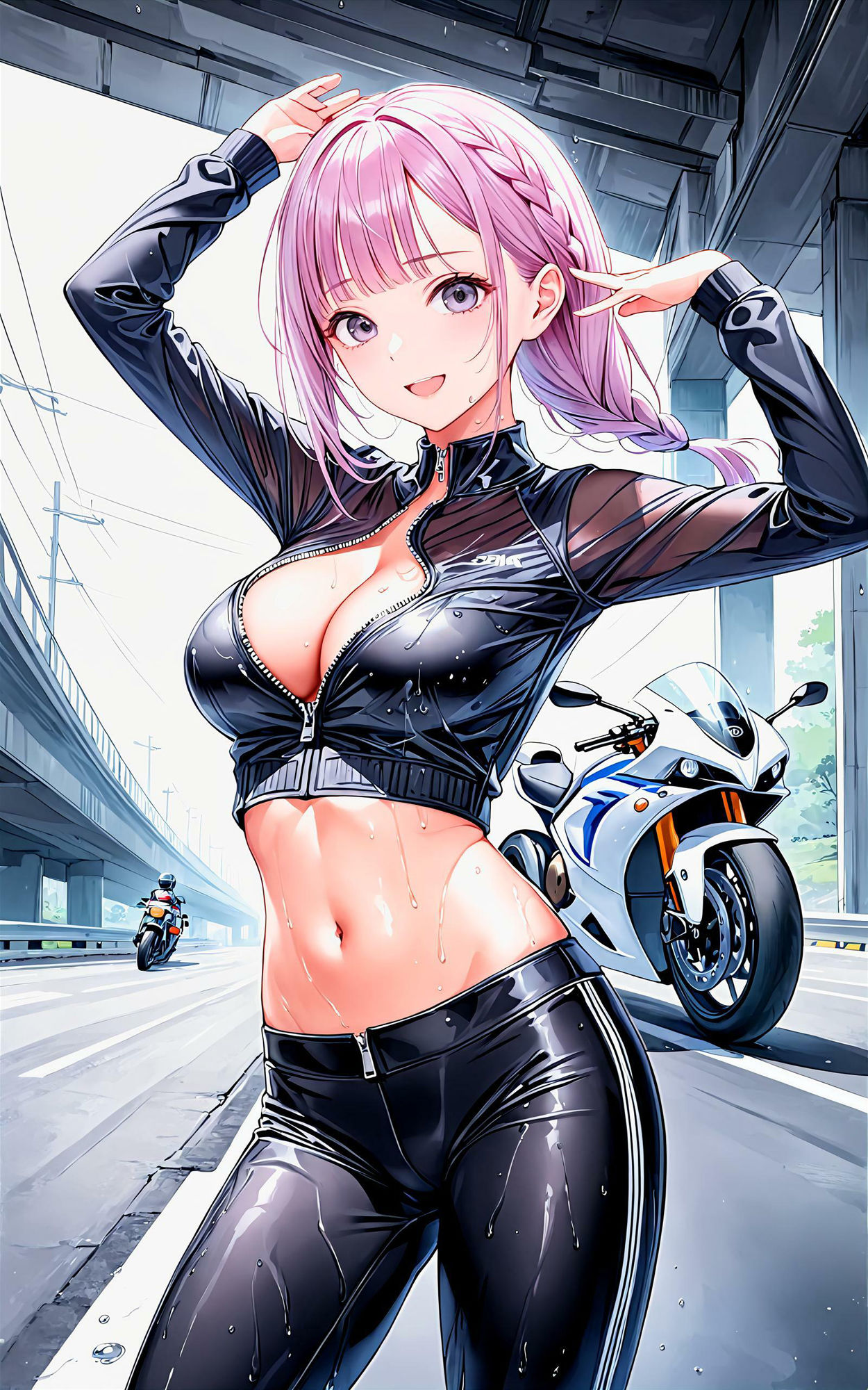 エチエチツーリング部 バイクウェアがエロすぎる女神と禁断の峠攻め！ vol.2 画像5