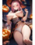 おっぱい丸出しで誘惑してくるドスケベハロウィン魔女コスお姉さん 画像3