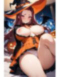 おっぱい丸出しで誘惑してくるドスケベハロウィン魔女コスお姉さん 画像8