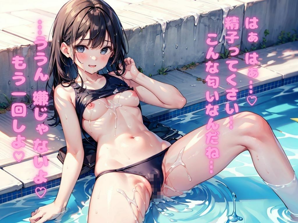 【セリフ付き】童貞陰キャが観測する美少女ロリっ子スクール水着大全part3 画像1