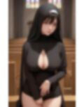 ビッチで淫らな身体で神父をご奉仕する痴女シスター 画像7