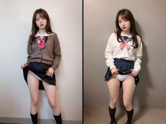 女子校生開脚（制服＆私服）3