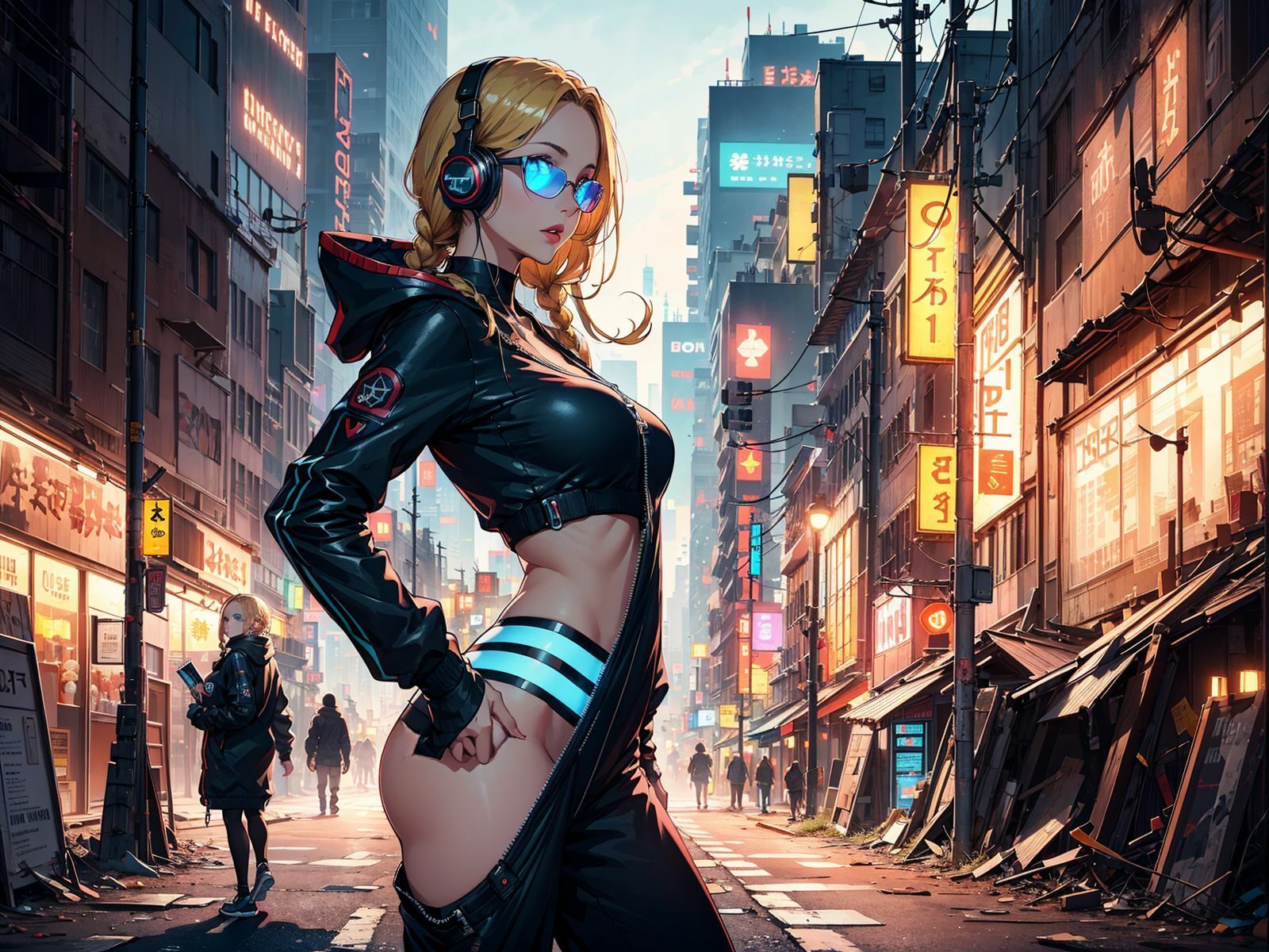 cyberpunk girl 03 画像1