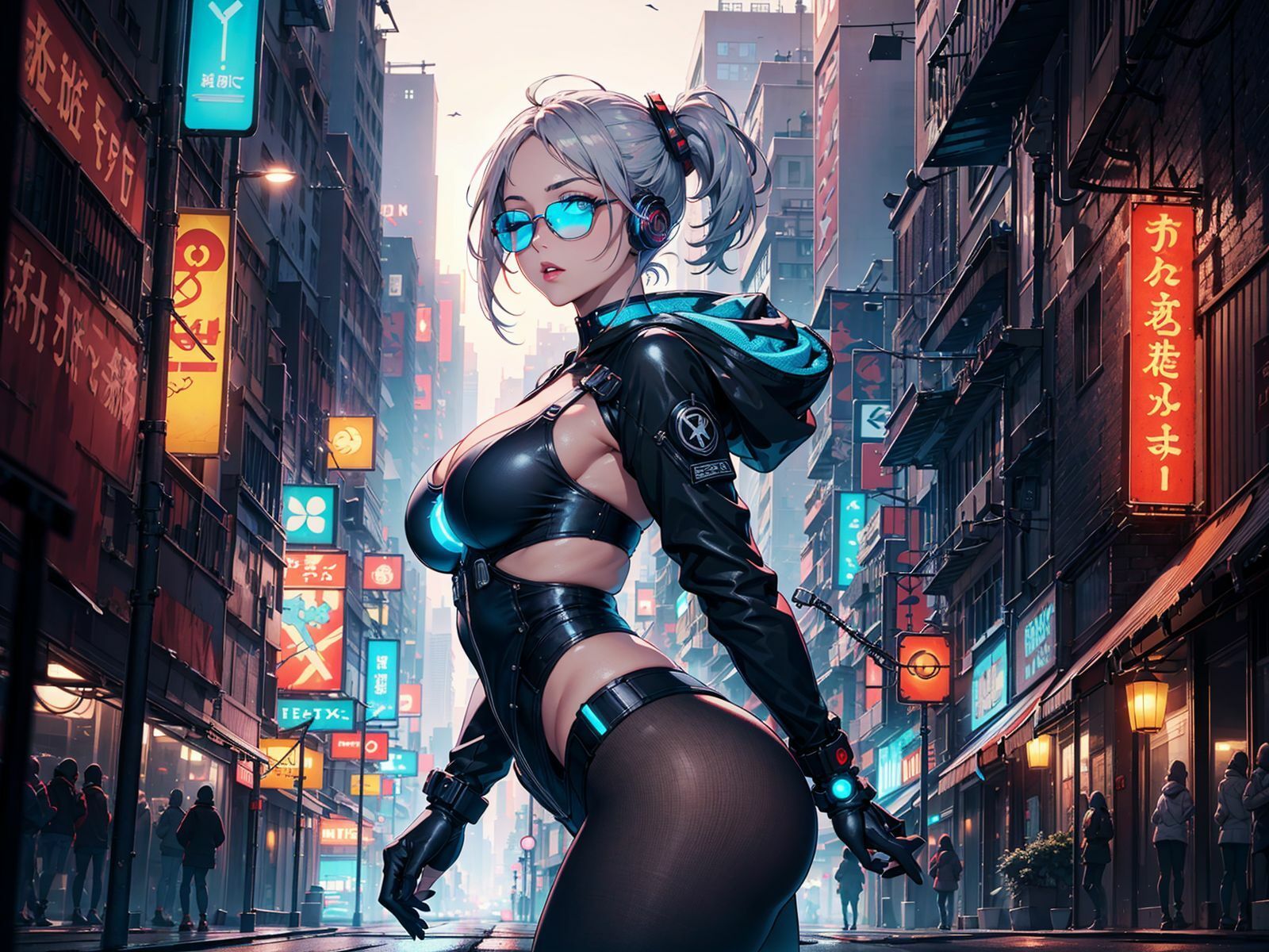 cyberpunk girl 03 画像2