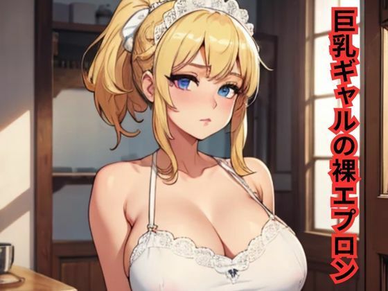 巨乳ギャルの裸エプロン【AI美女フェロモン出版】