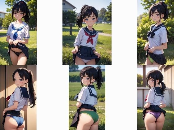 ポニテJ〇ちゃんたちの秘密ver.5セーラー服編前編3