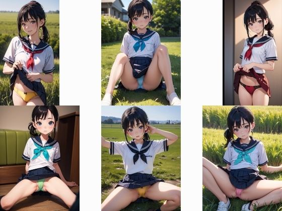 ポニテJ〇ちゃんたちの秘密ver.5セーラー服編前編4