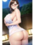 メガネの新妻と混浴 画像5