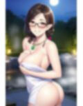 メガネの新妻と混浴 画像7