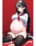 恥ずかしい女子学生妊婦 画像8