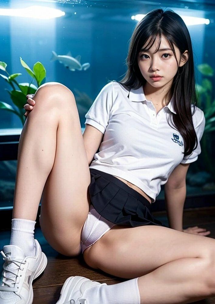 女子大生水族館デートパンチラ画像集 画像1