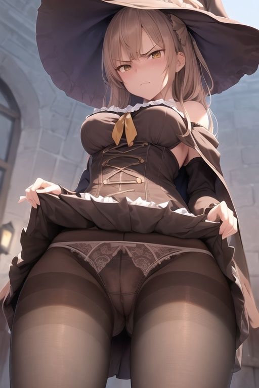 嫌な顔してパンツ見せてくる女の子〜魔法使い編〜