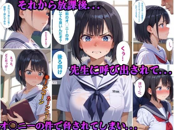 学校の一軍女子がおじさん先生に弱みを握られて性奴●になった件_6