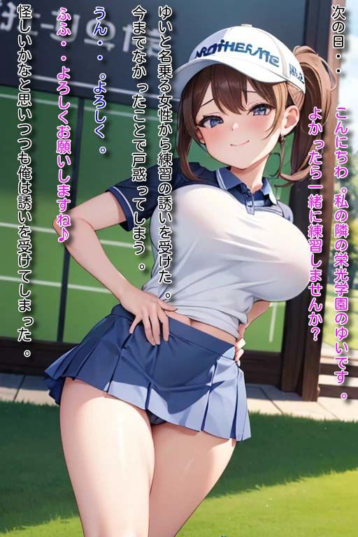 ティーオフ！最強女子VSザコマゾゴルフ部 皇麗華の策略 画像1