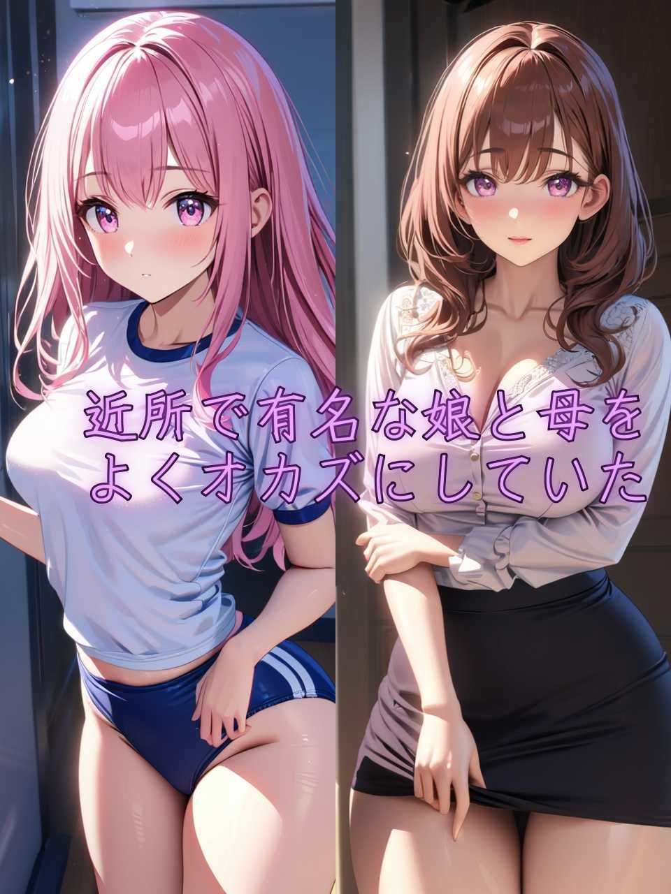 淫行教師が催●アプリで巨乳母娘を完全支配