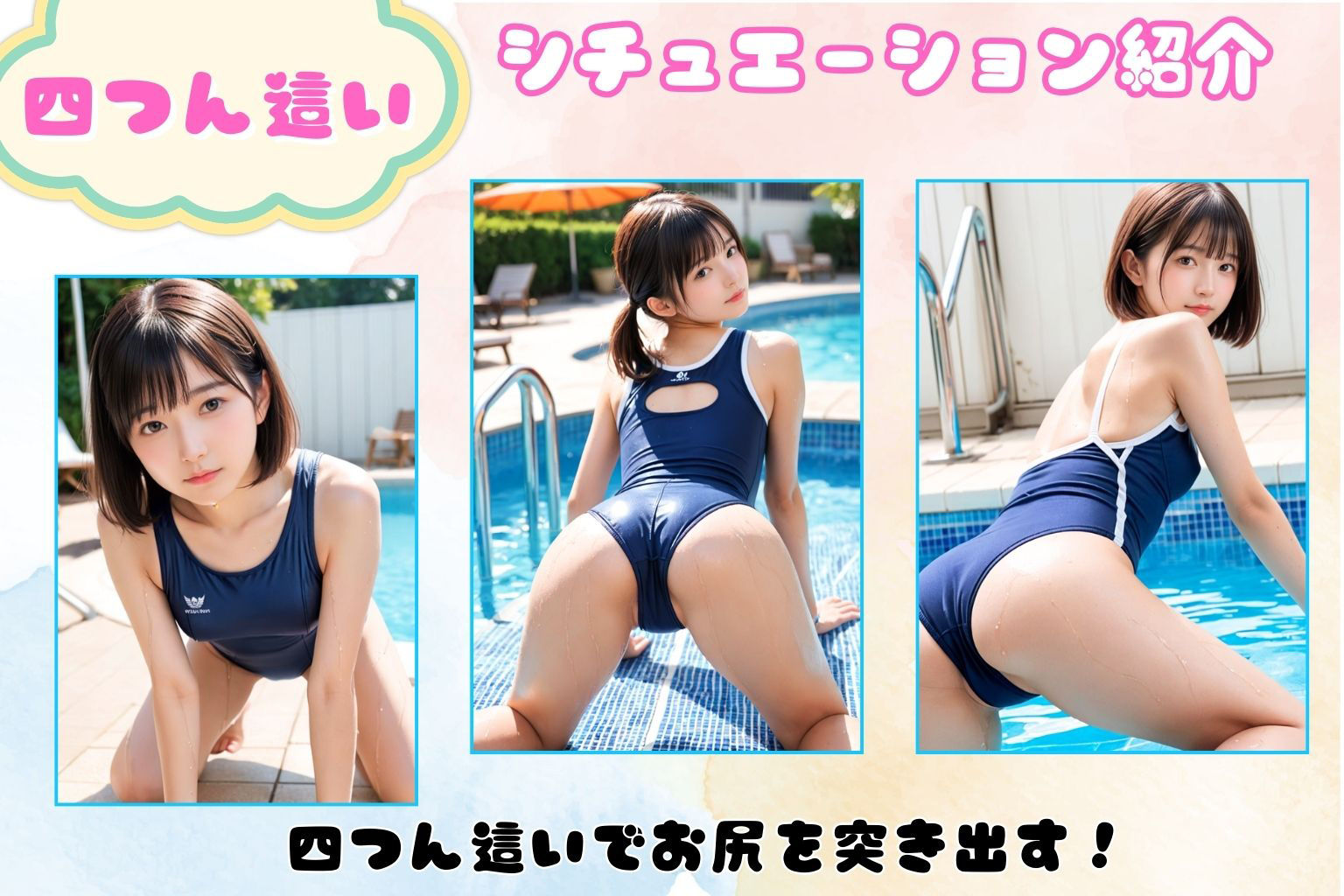 【水泳部】渚みさき！初のえっちな写真集発売！