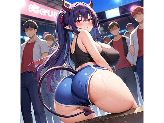 【デカ尻しっぽフェチ】真夏の汗だくコスプレは見ているだけで大興奮 画像4
