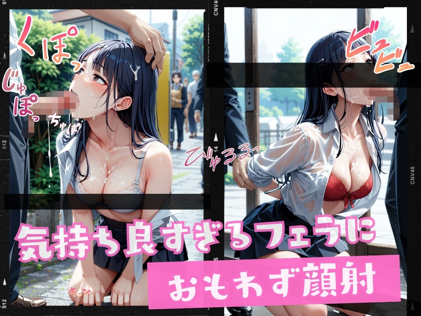 学校で！？美少女JKの露出オナニーとセックス - えちえちJK誘惑セックス-イラストver. 画像5