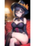 黒髪巨乳美人ハロウィン 画像2