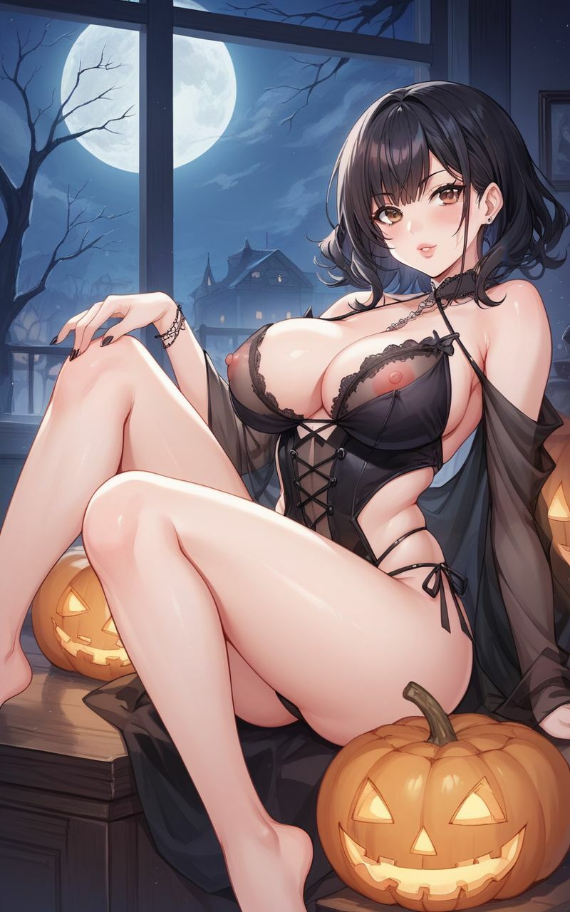 セクシー魔女とハロウィン_2