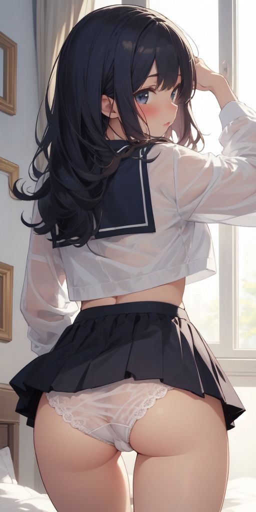 【132枚】制服美少女見せつけパンモロ 画像8