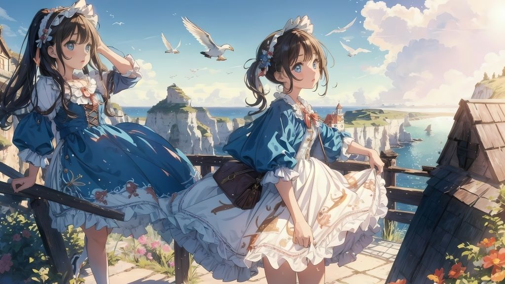 海辺のロリィタ少女イラスト集 画像2