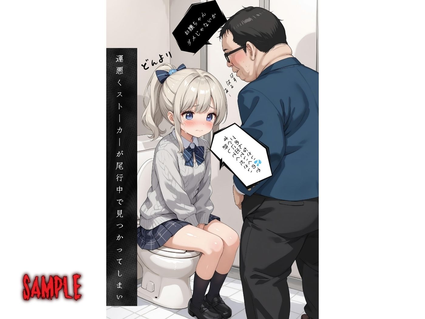 男子トイレに入った女子校生達の末路【本編＋CG集】8