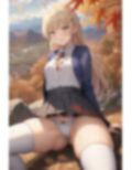 金髪JK紅葉山岳斜面パンチラ画像集 画像2