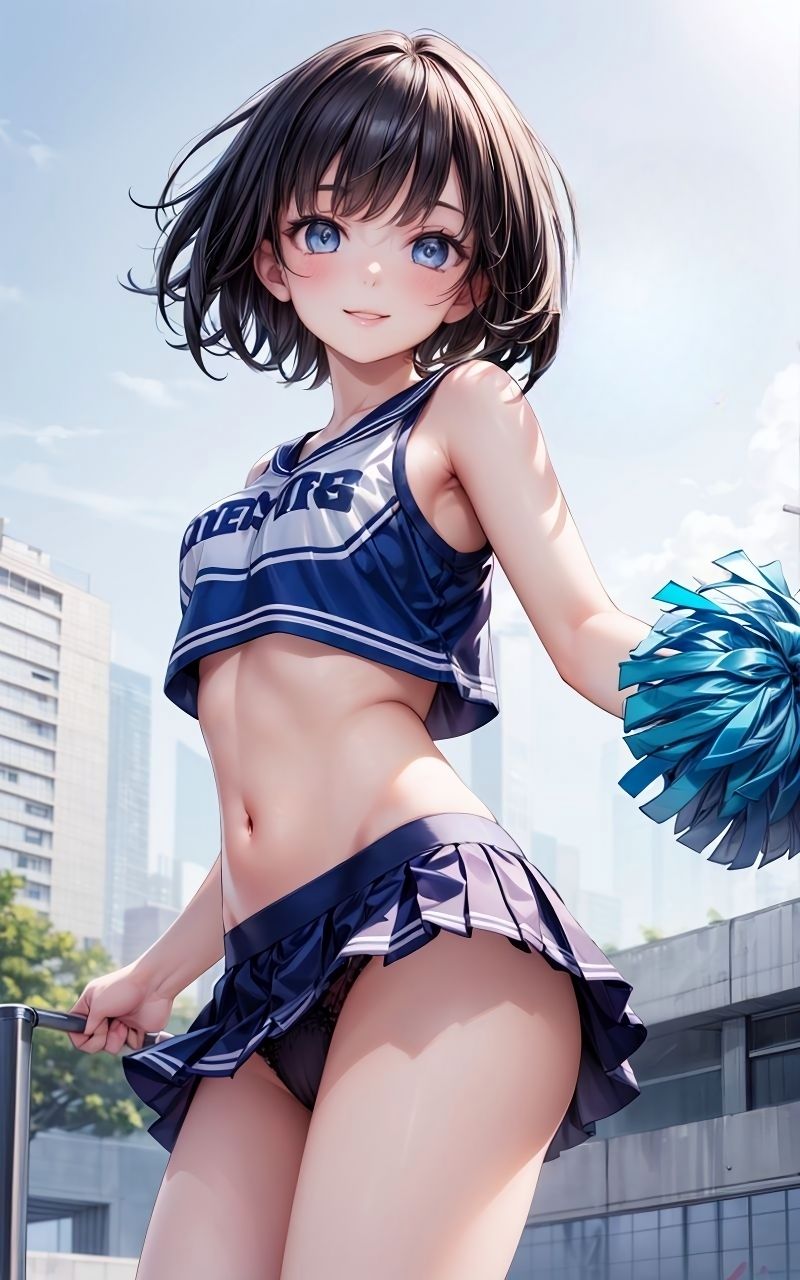 グラビア＆裏画像 JKアイドル 桑名海空 青制服バージョン 画像2