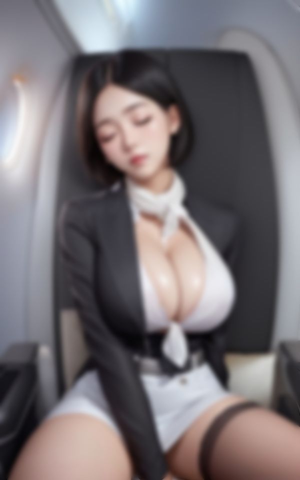 媚薬入り睡眠薬で眠った新人巨乳CAを襲ったHな悲劇 画像6