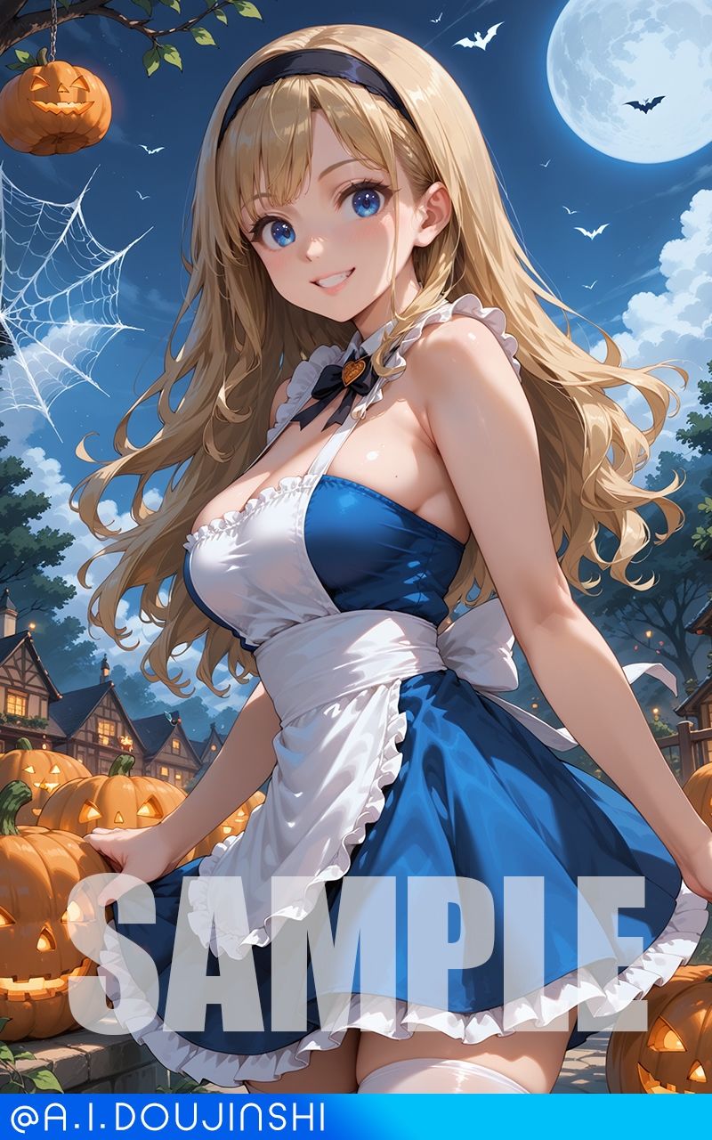 美爆乳ハロウィン（アリス＆魔女）@Ai同人誌_2