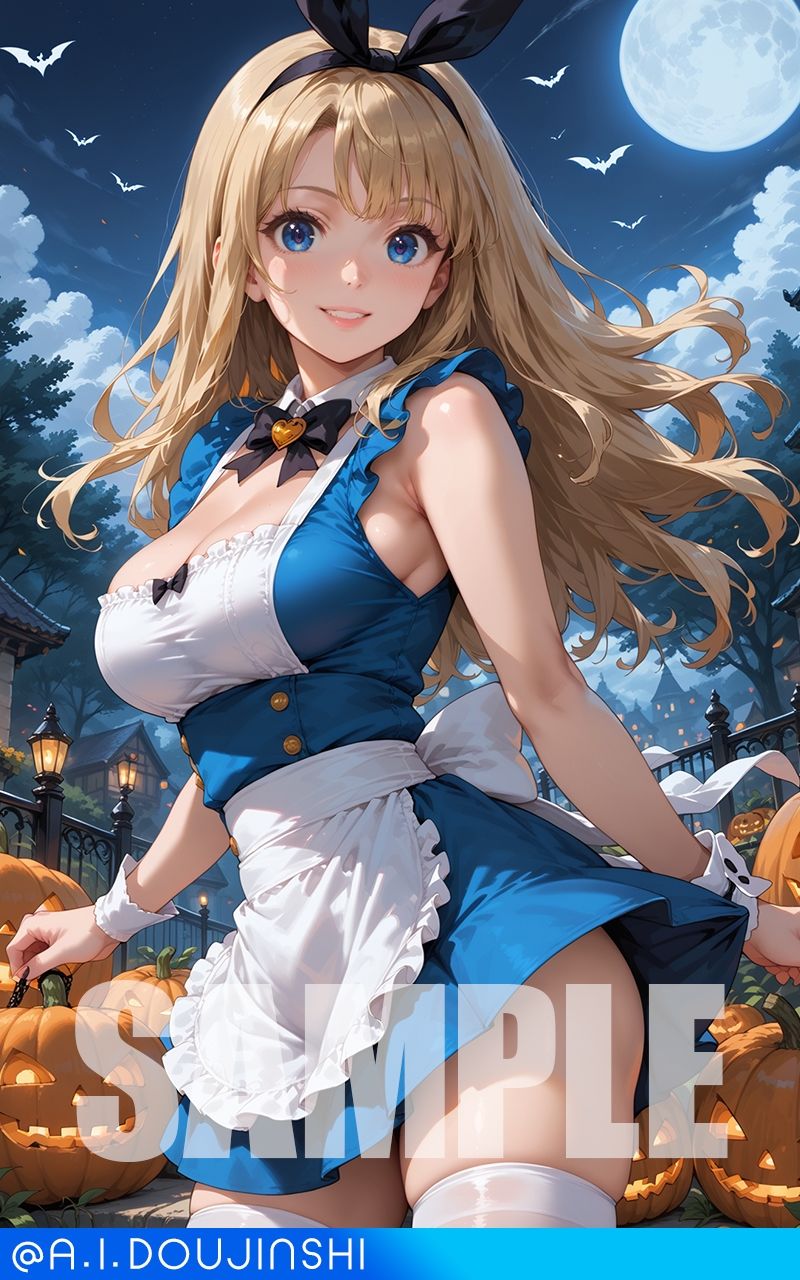 美爆乳ハロウィン（アリス＆魔女）@Ai同人誌