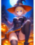 アイドルのハロウィン魔女コス！ 画像1