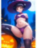 アイドルのハロウィン魔女コス！ 画像4