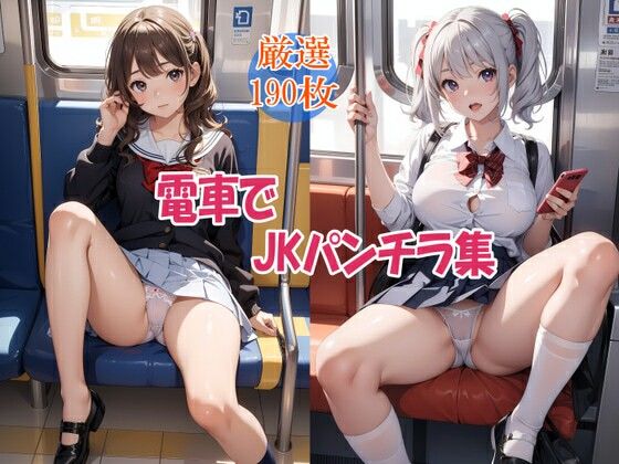 彼女たちのサービスショット【電車でJKパンチラ集】