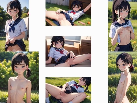 ポニテJ〇ちゃんたちの秘密ver.5セーラー服編中編4